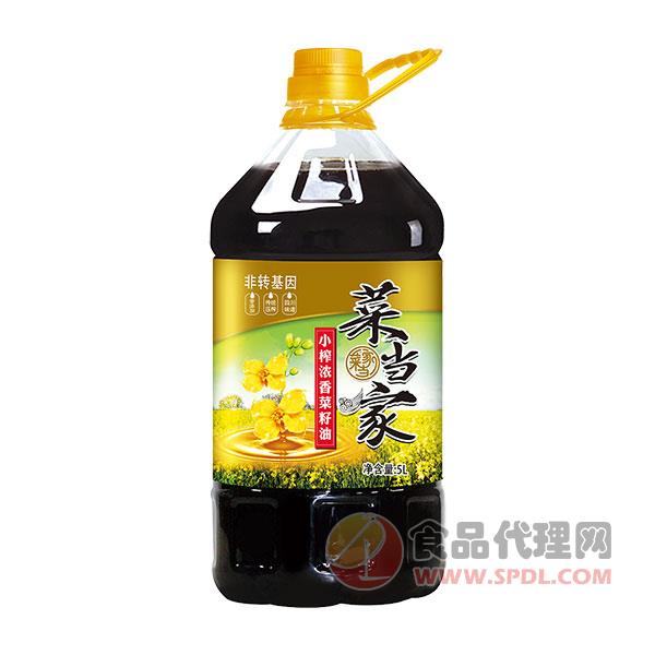 菜当家浓香菜籽油5L