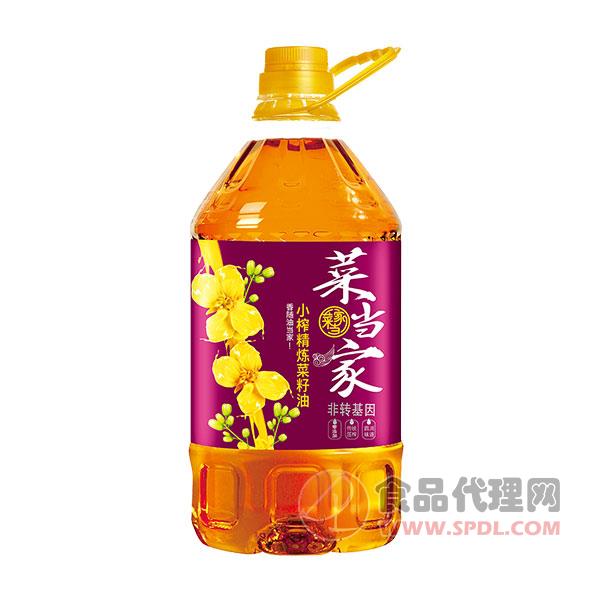 菜当家小榨精炼菜籽油5L