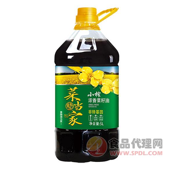 菜当家小榨浓香菜籽油5L