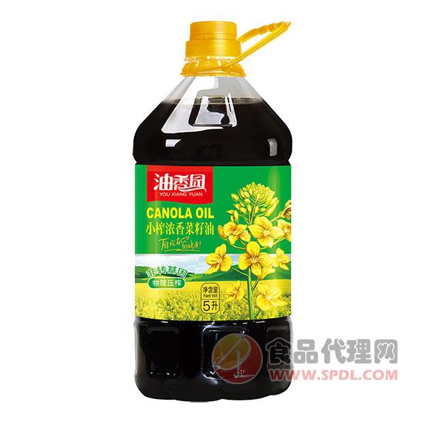 油香园浓香菜籽油5L