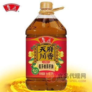 魯花低芥酸天府川香菜籽油5L