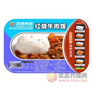 润味食品红烧牛肉自热米饭420g