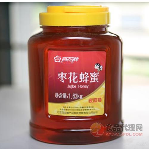 百花牌枣花蜂蜜1.63kg