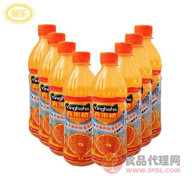 闻乐真果橙橙汁饮料450ml