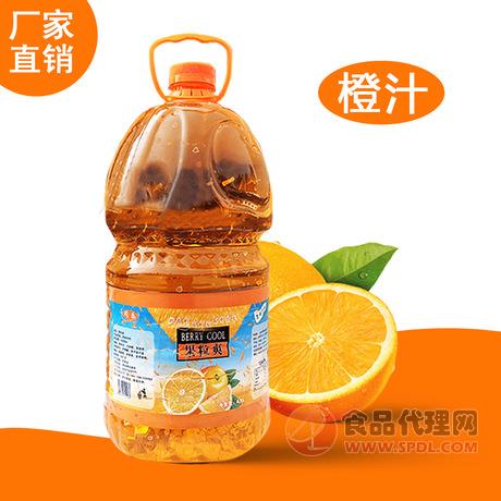 闻乐果粒爽橙汁饮料4.5L