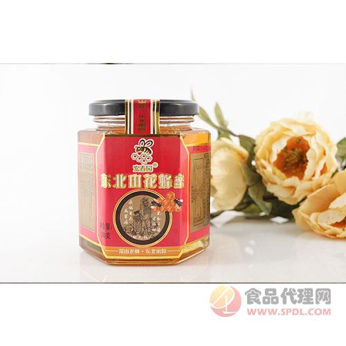 宏春园东北山花蜂蜜500g