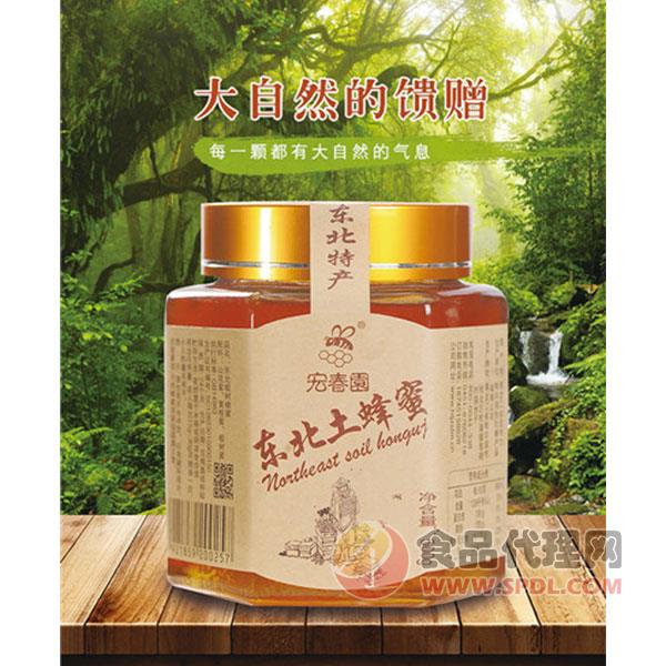 宏春园东北土蜂蜜500g