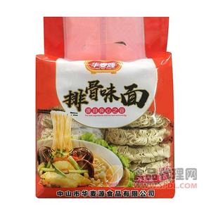 华麦源排骨味面800g