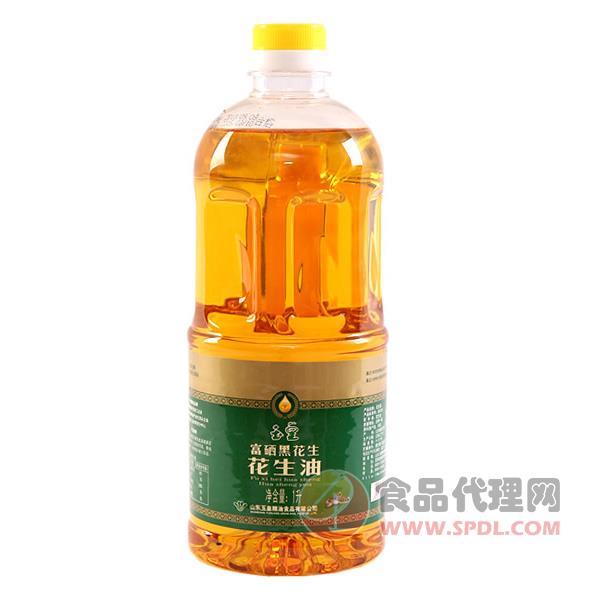 玉皇富硒黑花生油1L