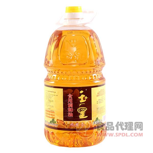 玉皇食用调和油花生油5L