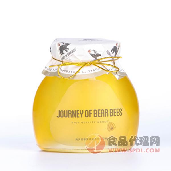 熊蜜之旅翅果油蜂蜜瓶装
