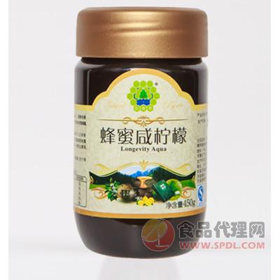 长命水蜂蜜咸柠檬450g