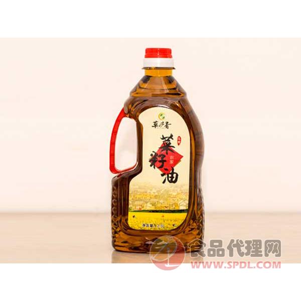 草庐香土菜籽油2.5L