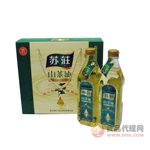 苏庄山茶油1000mlx4瓶
