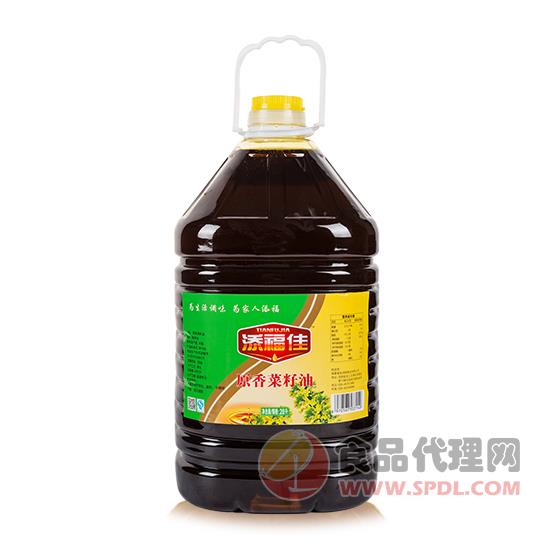 添福佳原香菜籽油20L