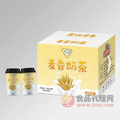 小博士麦香奶茶固体饮料75g×30杯