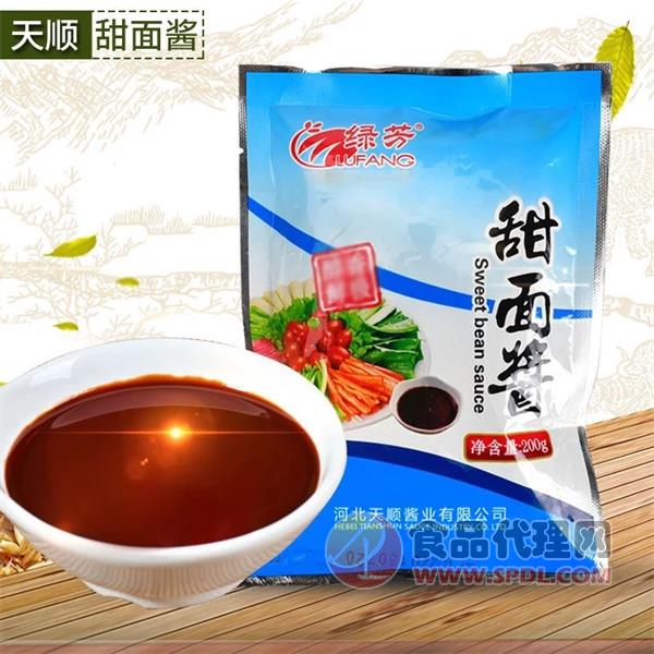 绿芳甜面酱200g