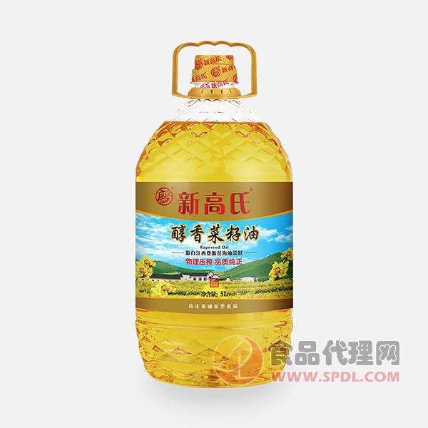新高氏醇香菜籽油5L