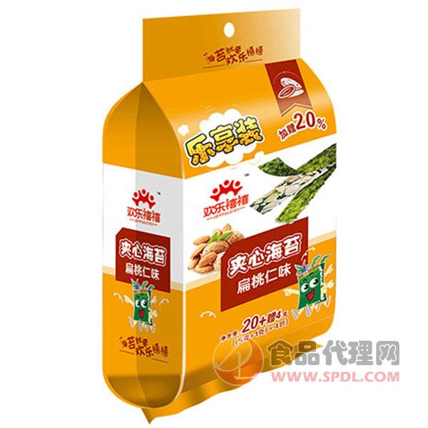 欢乐禧禧扁桃仁味夹心海苔5gx4包