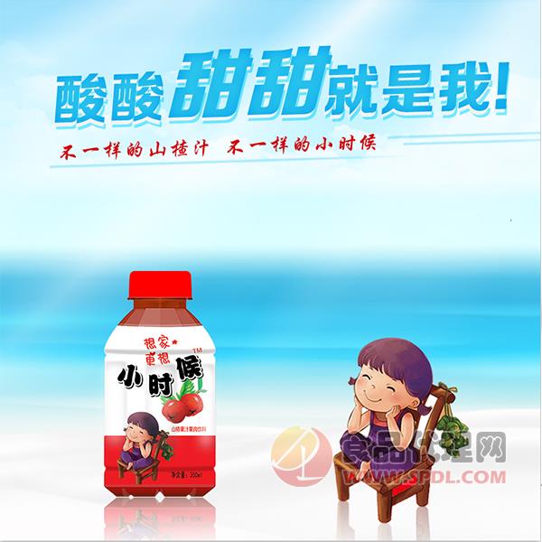 小时候山楂果肉饮料350ml