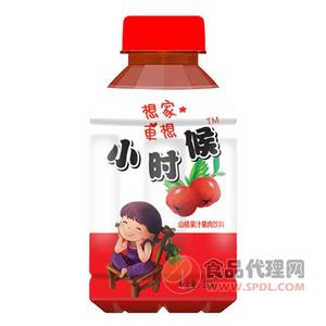 小时候山楂果汁果肉饮料350ml