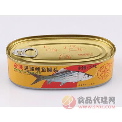 金装豆豉鲮鱼罐头227g