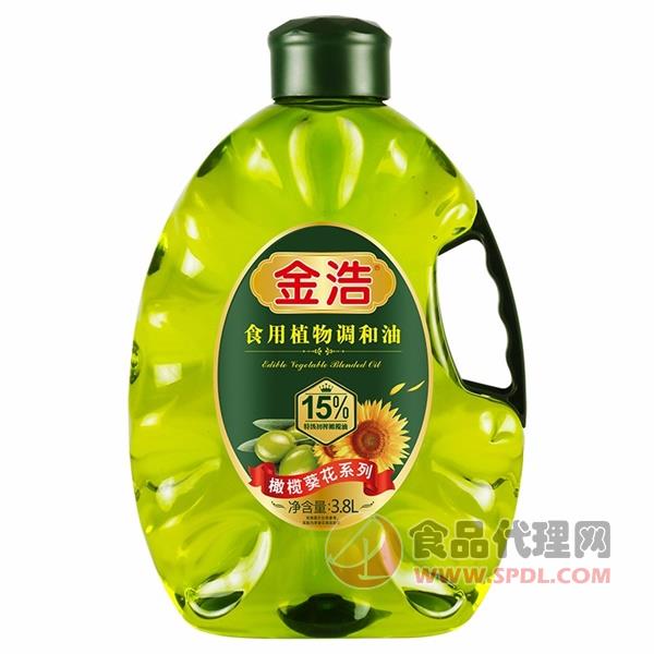 金浩橄榄葵花食用植物调和油3.8L