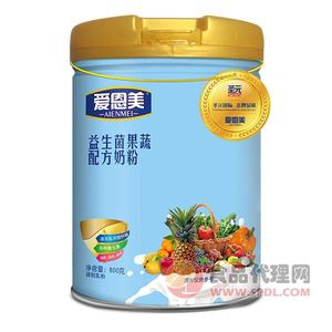 爱恩美益生菌果蔬配方奶粉800g