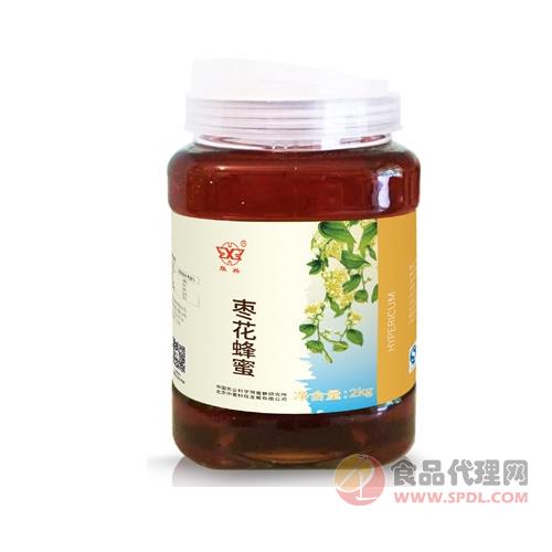 华兴牌枣花蜂蜜2kg