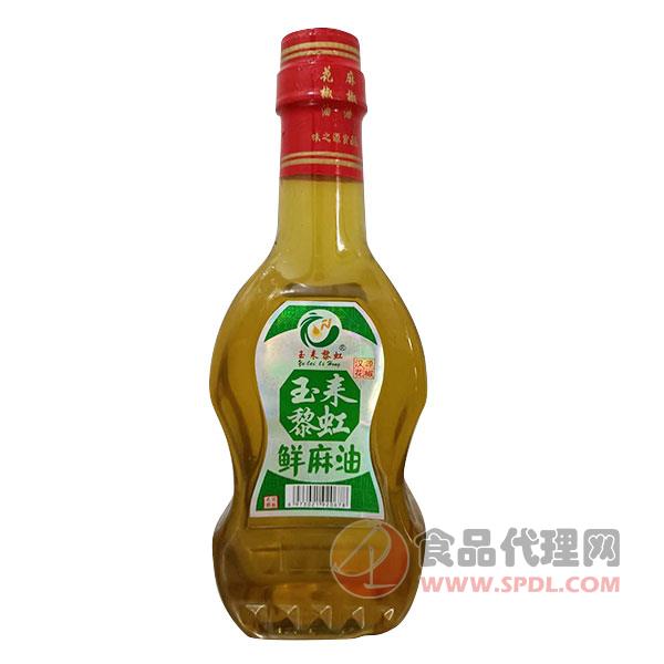 玉耒黎虹鲜麻油400ml