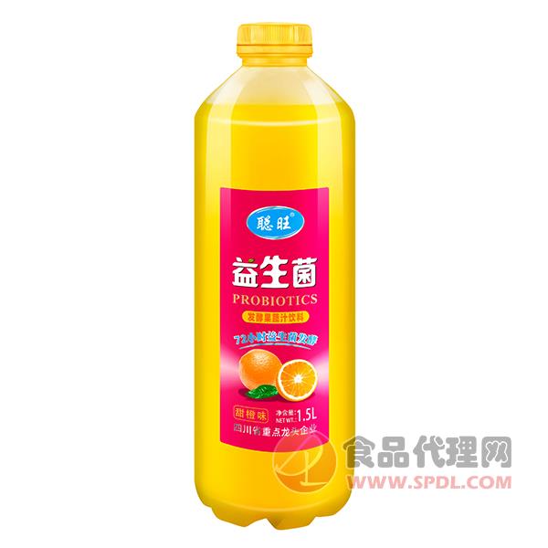 聪旺益生菌发酵甜橙汁1.5L