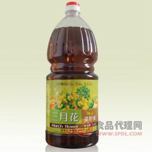 三月花菜籽油2.5L
