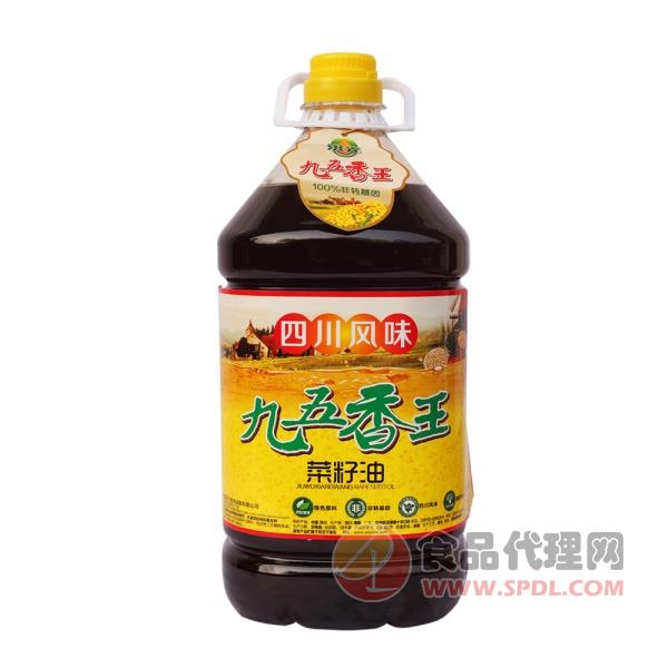 九五香王四川风味菜籽油5L
