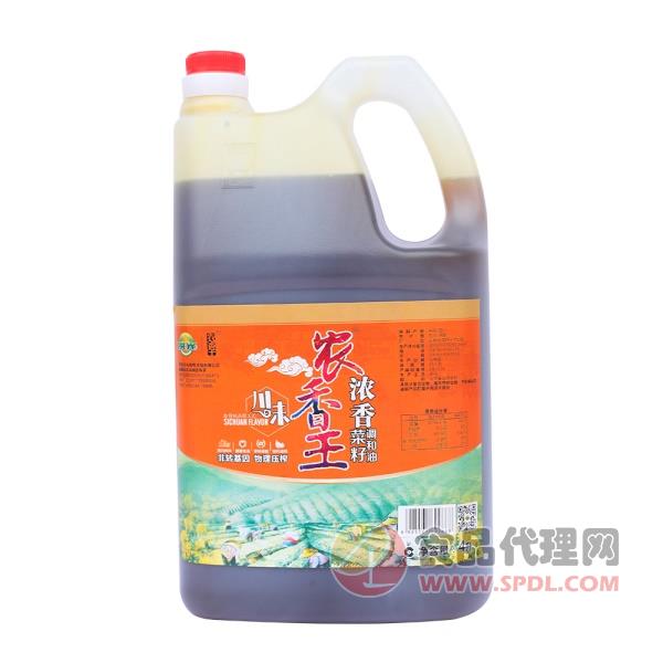 农香王浓香菜籽调和油4L