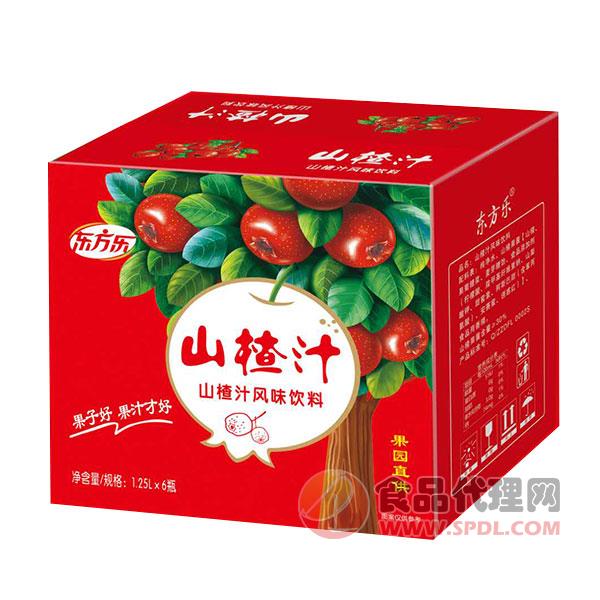 东方乐山楂汁饮料1.25Lx6瓶