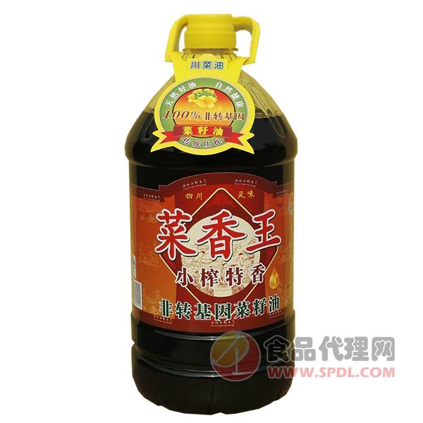 菜香王小榨菜籽油5L