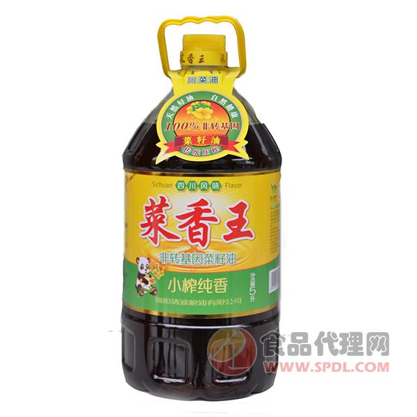 菜香王小榨纯香菜籽油5L