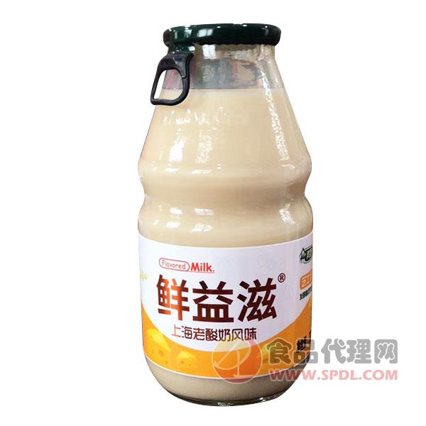 鲜益滋上海老酸奶饮品芝士味瓶装