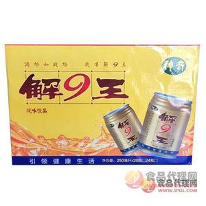 神奇解9王風(fēng)味飲料解酒飲料250mlx20瓶