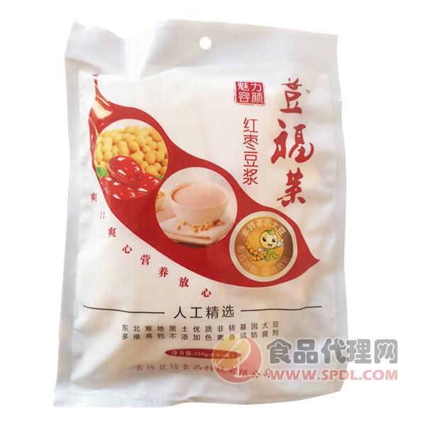 荳福莱红枣豆浆粉350g