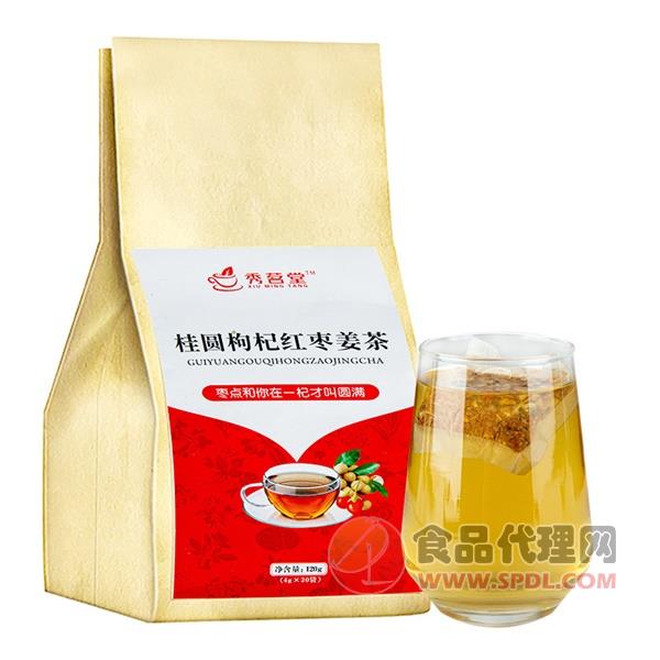 秀茗堂桂圆枸杞红枣姜茶120g