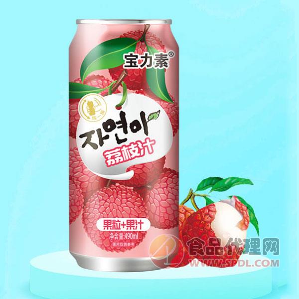 宝力素荔枝汁490ml