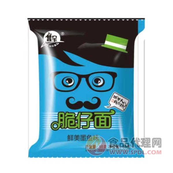 鲁宝脆仔面鲜美墨鱼味55g