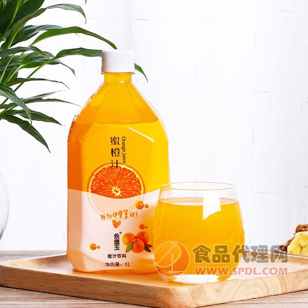 永德玉蜜橙汁饮料1L