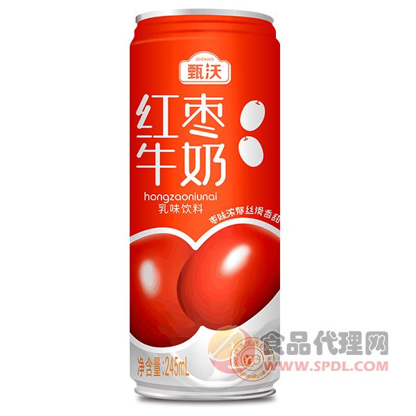 甄沃红枣牛奶饮品245ml