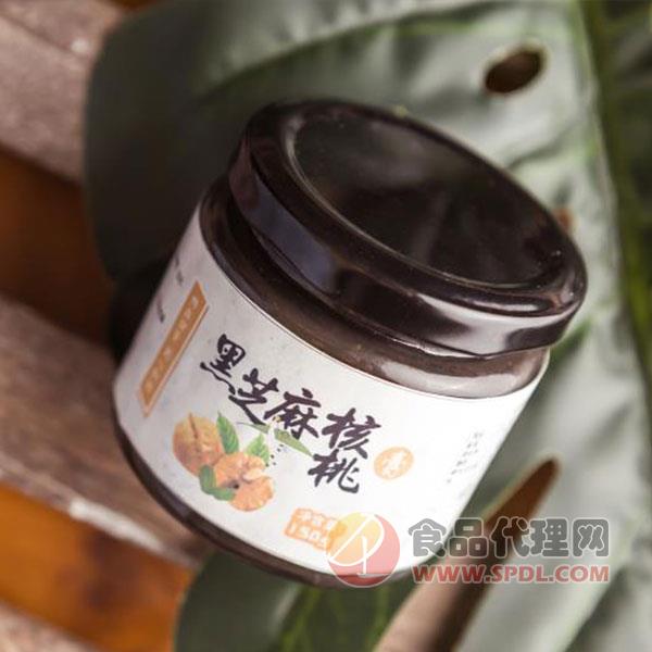 绿晶黑芝麻核桃膏150g