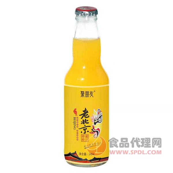 聚朋友老北京蜂蜜橙汁248ml