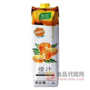 傣恋橙汁饮料1L