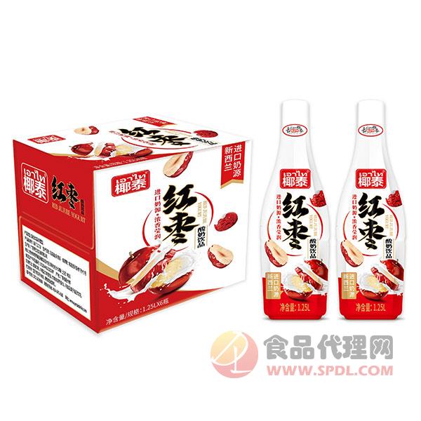 椰泰红枣酸奶饮品1.25Lx6瓶