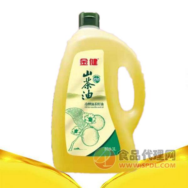 金健油冷榨菜籽油3L